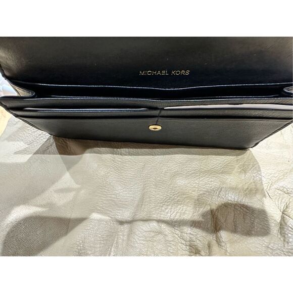 Michael Kors Jet Set Black Quilted Wallet New without Tags - Picture 5 of 11